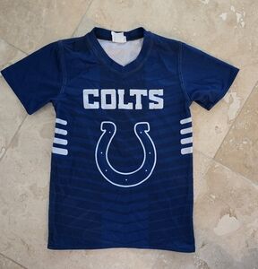NFL Flag Football Shirt Youth SZ Small The Colts